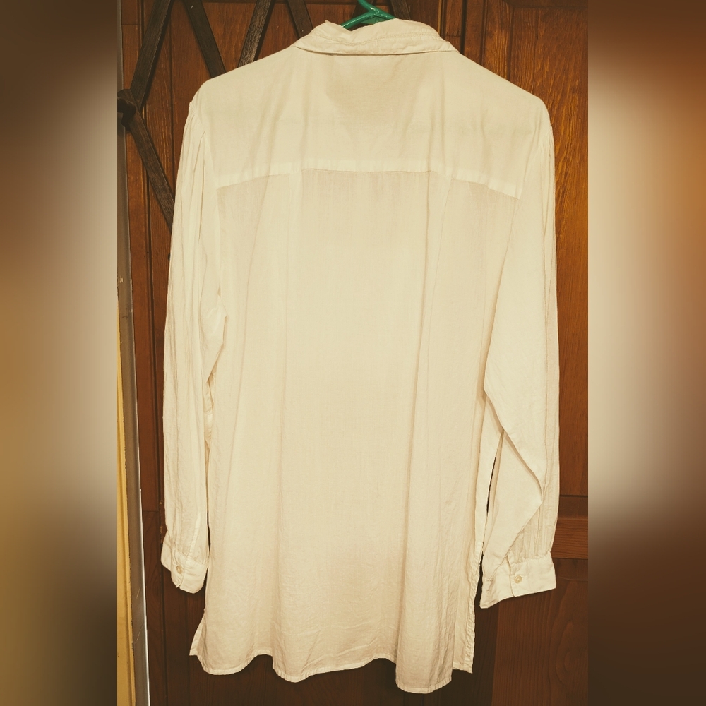 Edward® White linen tunic size XL
